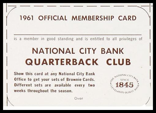 1-6 Membership Card